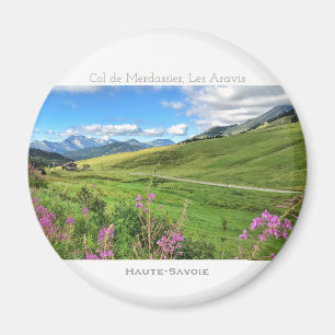 Col. de Merdassier, Haute-Savoie runder Magnet