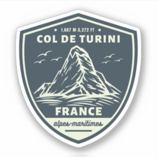 Col de Turini, Seealpen Aufkleber