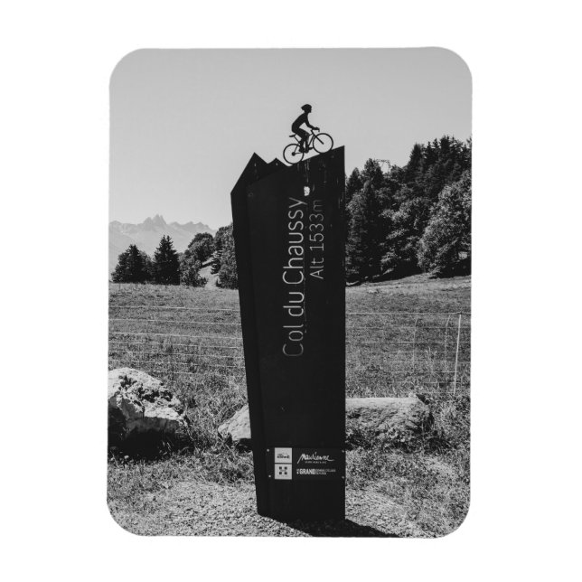 Col du Chaussy, Montvernier, Frankreich Magnet (Vertikal)