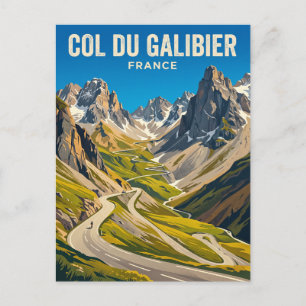Col du Galibier Frankreich Postkarte