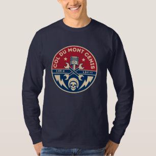 Col du Mont Cenis, französisches Massiv Alpenfahrr T-Shirt
