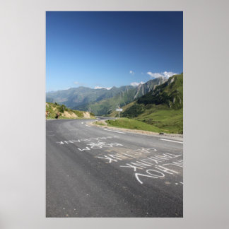 Col du Soulor nach der Tour. Poster