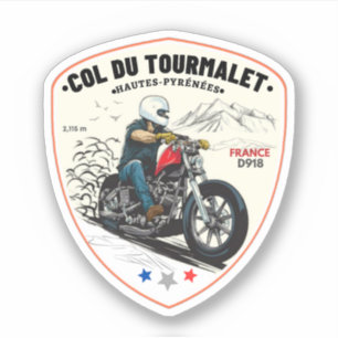 Col du Tourmalet-französischer Gebirgspass Trip Mo Aufkleber