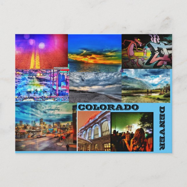 COL.ORADO FEIERTAGSPOSTKARTE (Vorderseite)