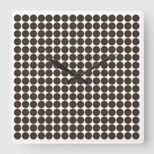 Cola Safari Dot Quadratische Wanduhr