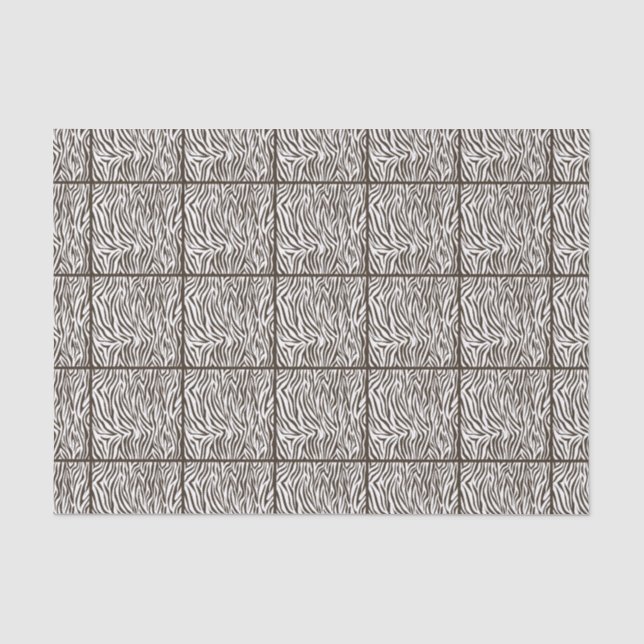 Cola Safari Zebra, Fliesendesign Seidenpapier (Vorderseite)