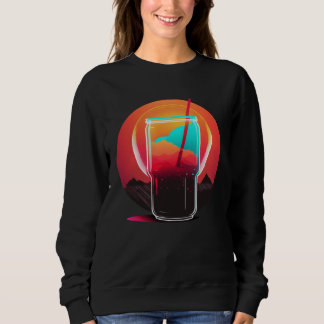 Cola Synthwave 80s Retrowave Aesthetic  1 Sweatshirt