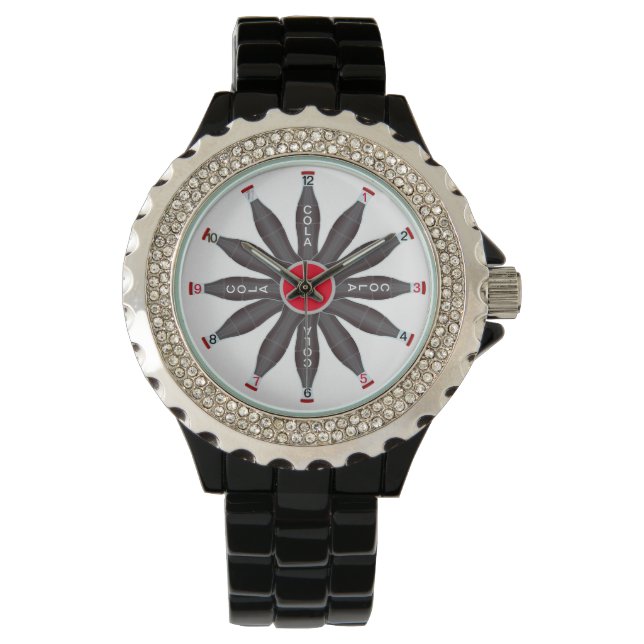 Cola Women's Watch in Flaschen Armbanduhr (Vorderseite)