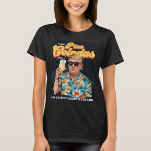 Coladas Donald Trump Sommerurlaub Hawaii Beach T-Shirt