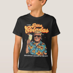 Coladas Donald Trump Sommerurlaub Hawaii Beach T-Shirt