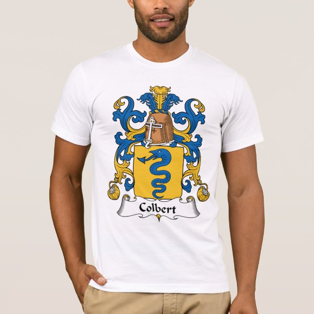 Colbert Familienwappen T-Shirt (Vorderseite)