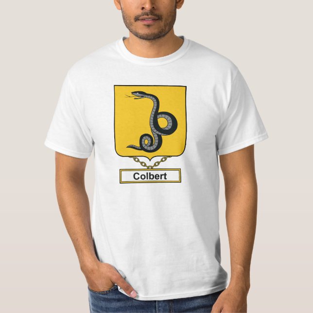 Colbert Familienwappen T-Shirt (Vorderseite)
