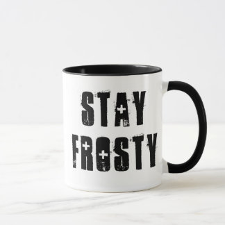 Colbert sagt, dass ~ eisig bleibe tasse