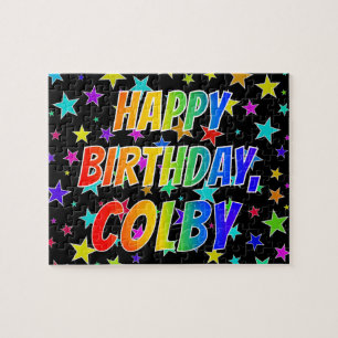 "COLBY" Vorname, Spaß "GLÜCKLICHER BIRTHTAG"