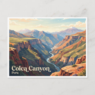 Colca Canyon Chivay Peru Postkarte