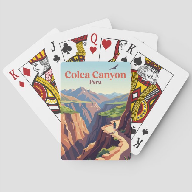 Colca Canyon Peru Spielkarten (Rückseite)