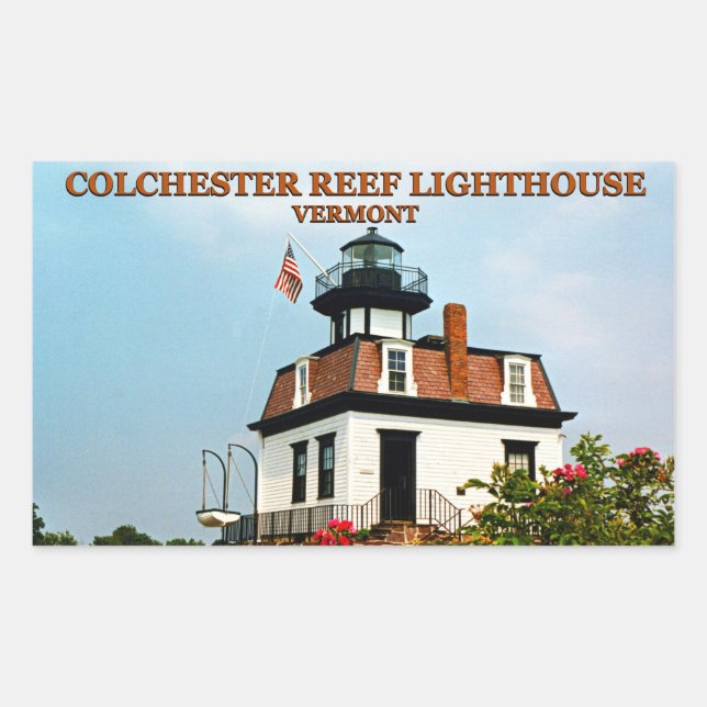 Colchester Reef Lighthouse, Vermont Stickers (Vorderseite)