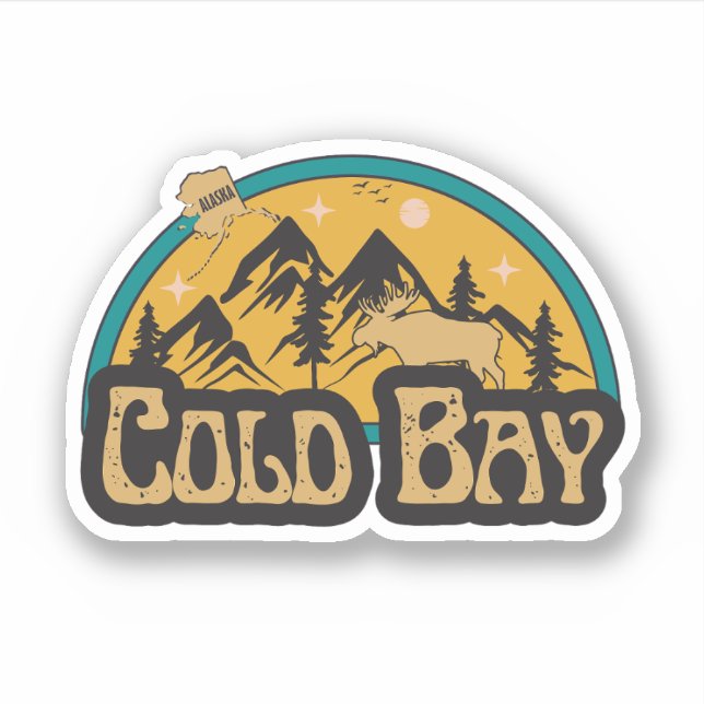 Cold Bay, Alaska-Aufkleber Aufkleber (Vorderseite)