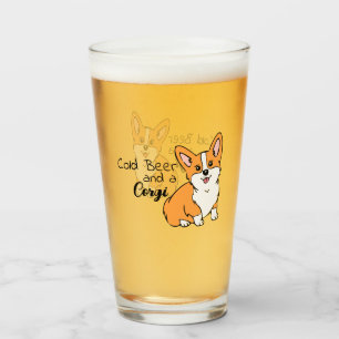Cold Beer und ein Corgi Beer Glas