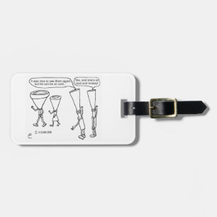 Cold Brass Gepäckanhänger