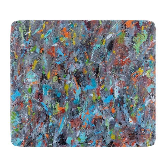 Cold Breeze Deko Glass Cutting Board Schneidebrett (Vorderseite)