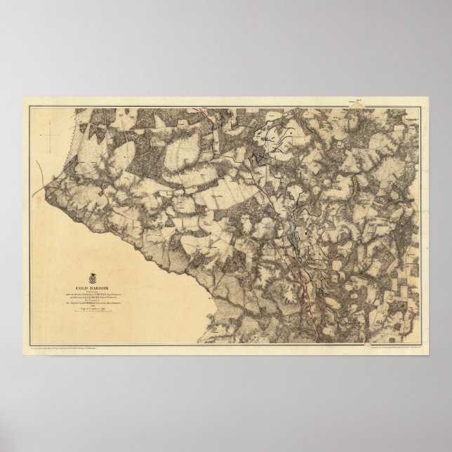 Cold Harbour, Virginia Poster (Vorne)
