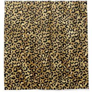 Cold Leopard Muster Duschvorhang