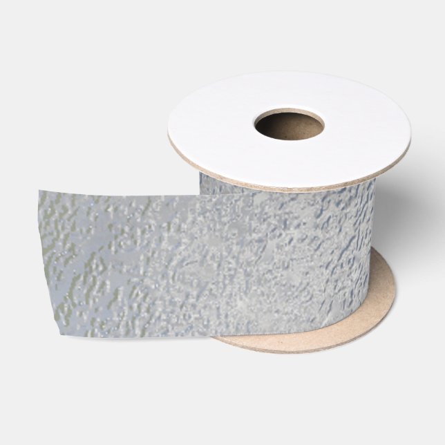 Cold Mattiert Gray Ribbon Satinband (Spule)