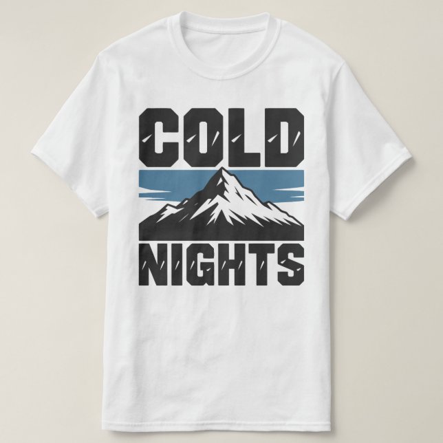 Cold Nights Christmas Tee (Design vorne)