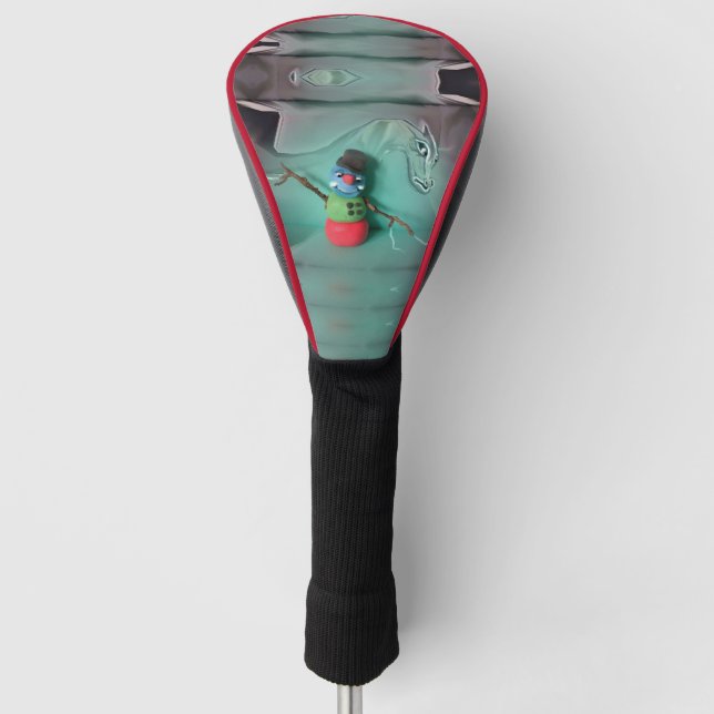 Cold Rigid Snowman Icedragon Golf Headcover (Vorderseite)