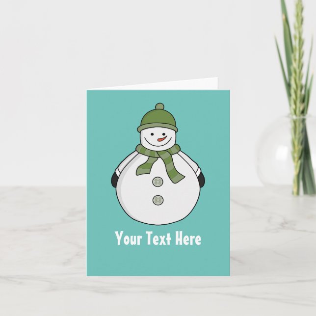 Cold Snowman-Brauch Einladung (Vorderseite)
