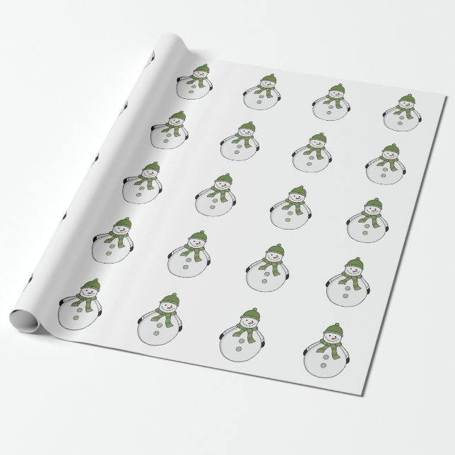 Cold Snowman Geschenkpapier (Ungerollt)
