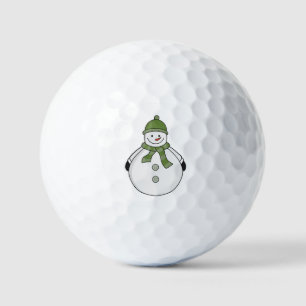 Cold Snowman Golfball