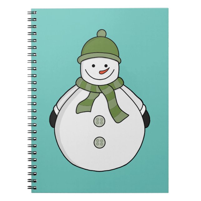 Cold Snowman Notizblock (Vorderseite)
