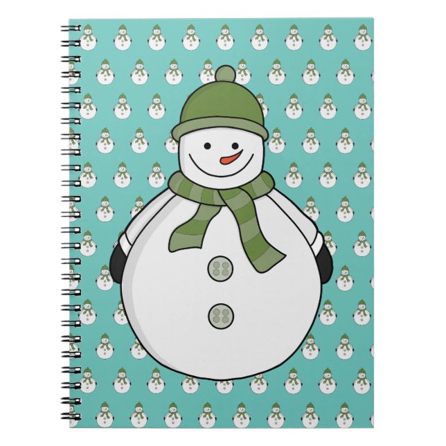Cold Snowman Notizblock (Vorderseite)