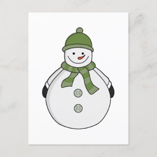 Cold Snowman Postkarte