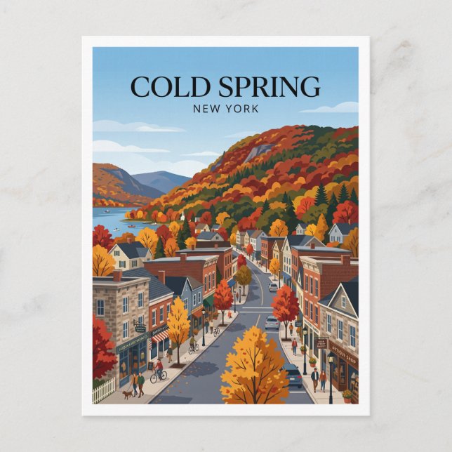 Cold Spring New York Postkarte (Vorderseite)