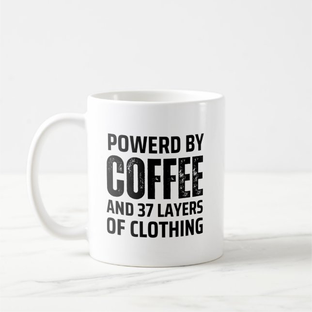 Cold Weather Vibes Tasse, Kaffee und Wetter Kaffeetasse (Links)
