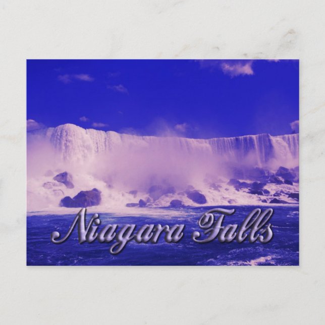 Cold Winter Mist in Niagara Falls Postkarte (Vorderseite)