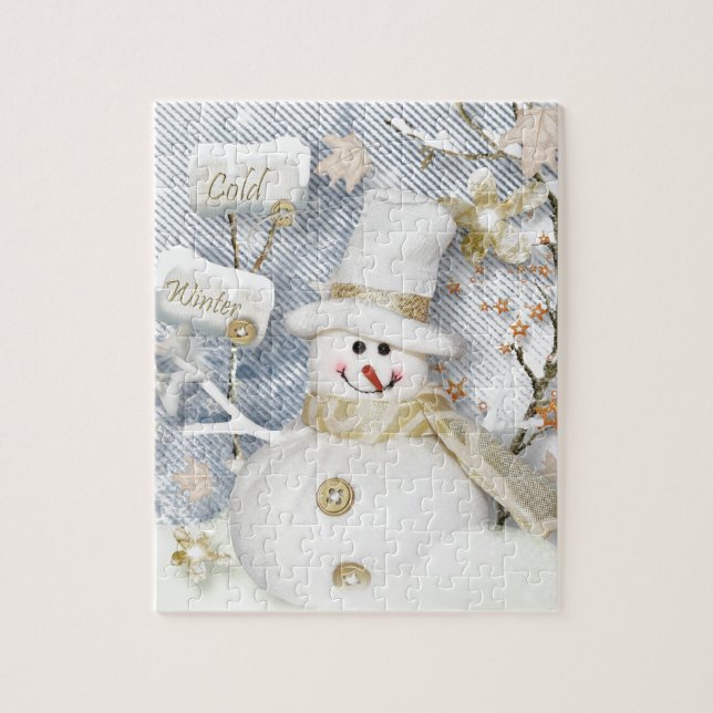 Cold Winter Snowman (Vertikal)