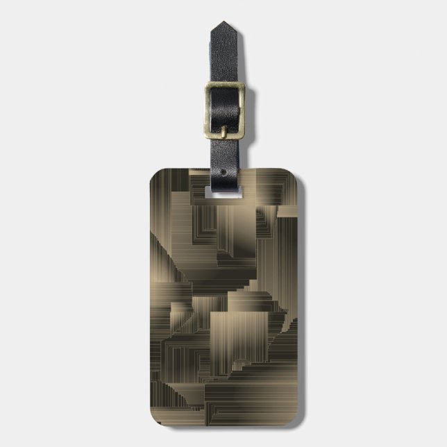 Colden Halls Art Deco Gepäckanhänger (Vorderseite vertikal)