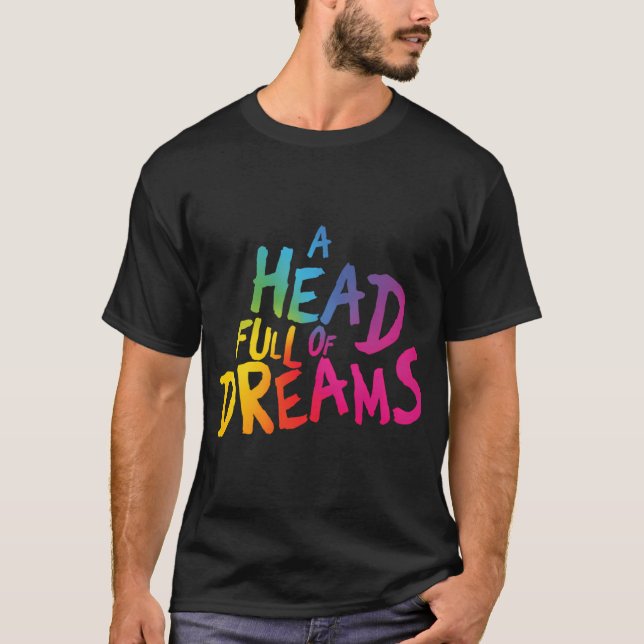 Coldplay Farbige T-Shirt (Vorderseite)
