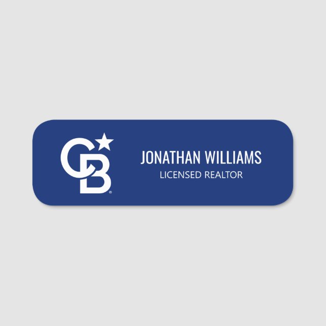 Coldwell Banker Name-Tag Namensschild (Vorderseite)