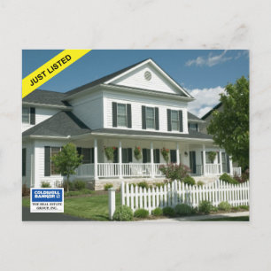 Coldwell Banker Postcard: JUST LISTED Postkarte