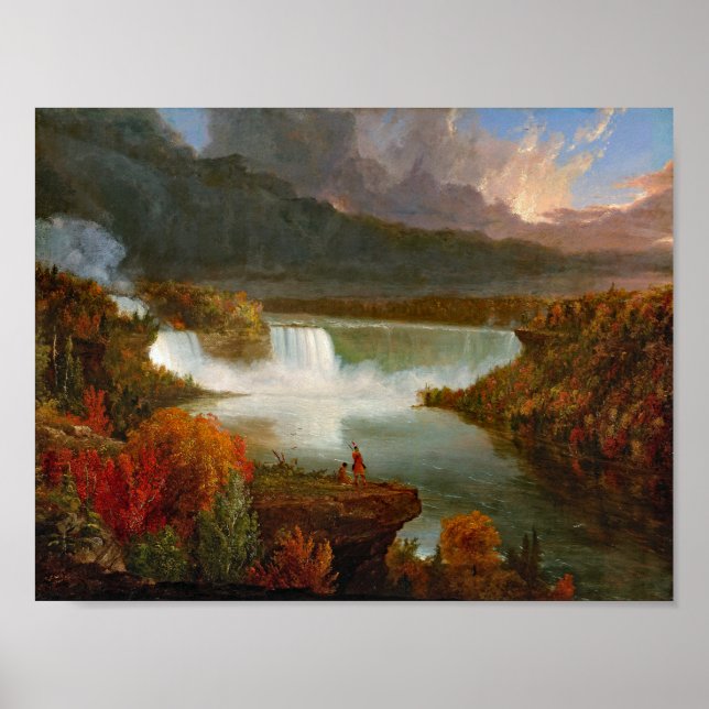 Cole Niagara Falls Painting Poster (Vorne)