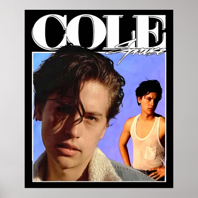 Cole Sprouse 90_sVintage Poster (Vorne)