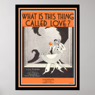 Cole-Träger-Kunst-Deko-Blatt-Musik 12 x Druck 16 Poster