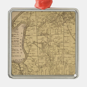 Colerain, Ohio Silbernes Ornament