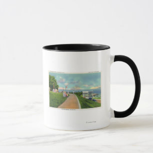 Coles-Hügel-Ansicht der Promenade Tasse