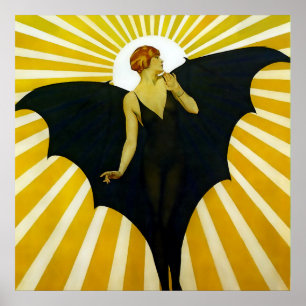 Coles Phillips Sunburst Magazine Cover Poster